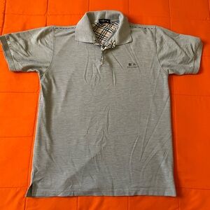 Burberry London Polo Shirt Youth XL Short Sleeve Collared Logo Slim Fit